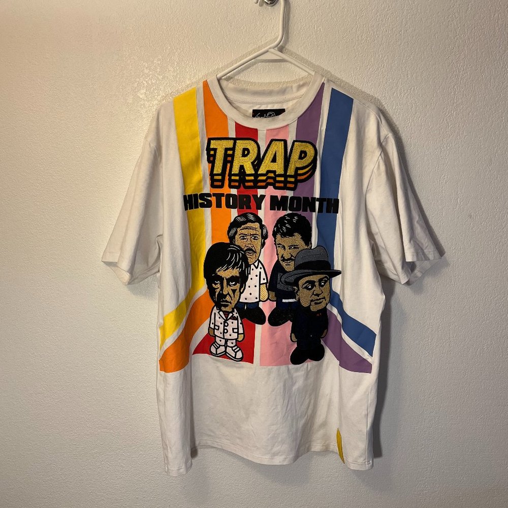 Vintage Frost Originals XL T shirt Trap gangster Hip Hop streetwear embroider